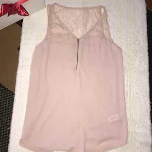 Nude/ mauve tank
